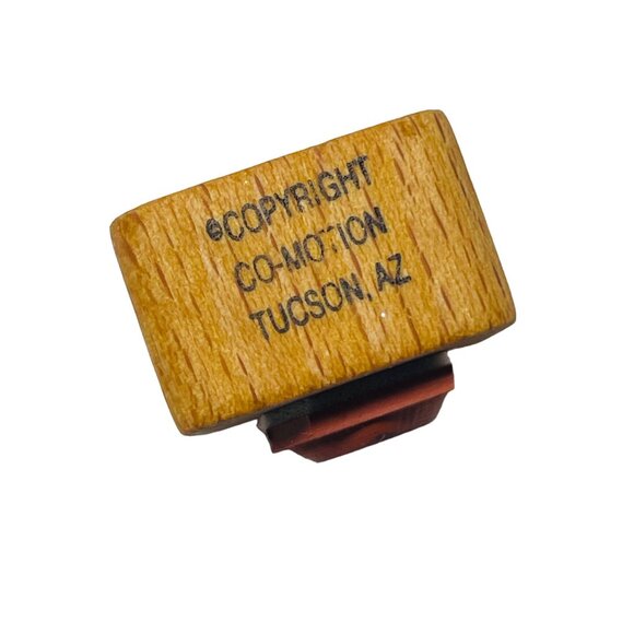 Mini Heart Vintage Wooden Co-Motion Fine Rubber Stamp Crafting Scrapbooking - Picture 5 of 8